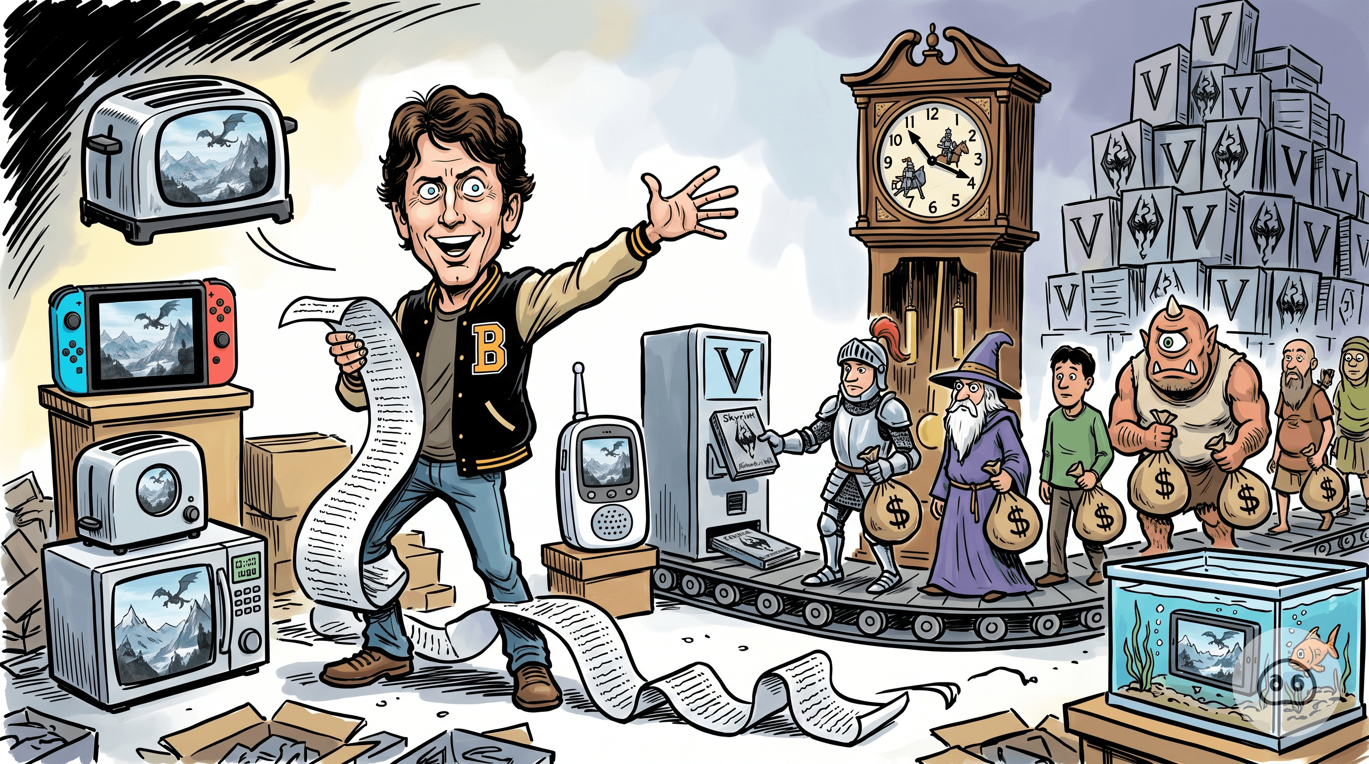 Todd Howard Announces Skyrim For The Nintendo Switch 2, The Toaster, And The Concept Of Time