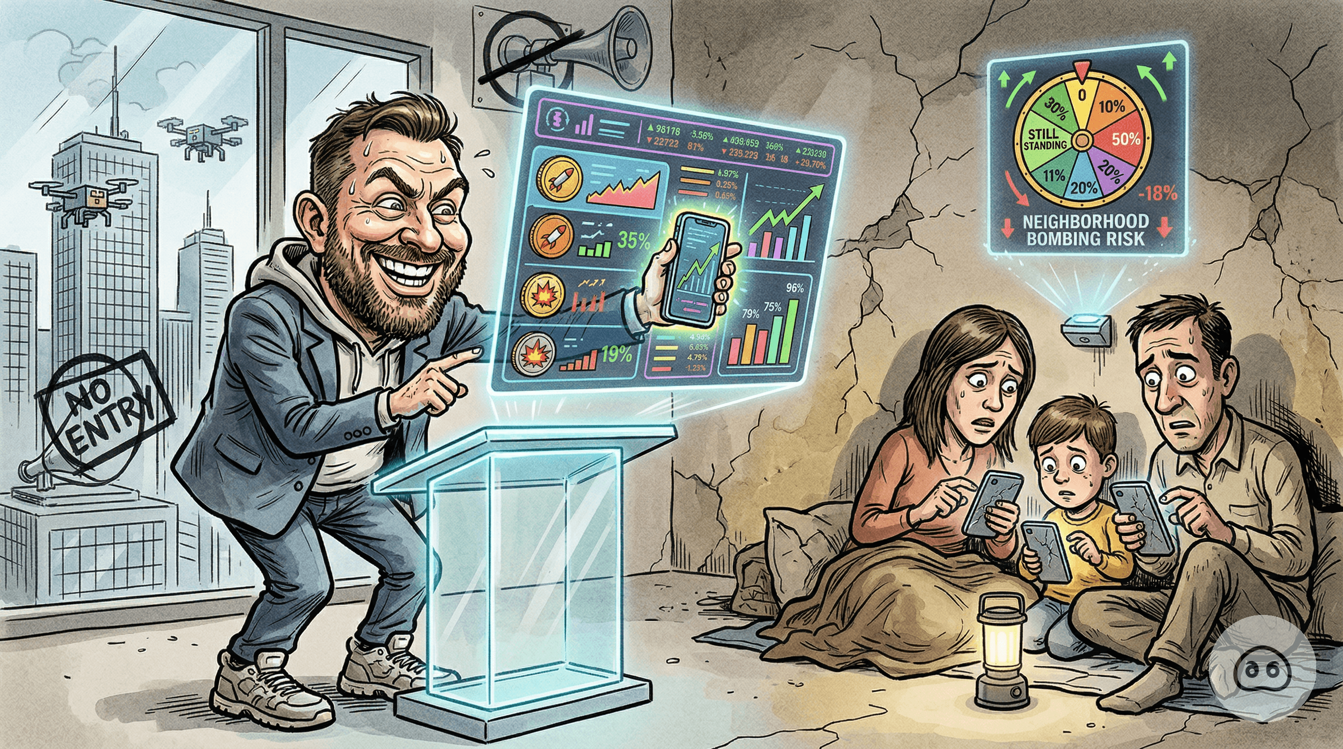 Tech CEO Proudly Announces Crypto Gambling App Is Now Leading Source Of Early Warning Airstrike Detection