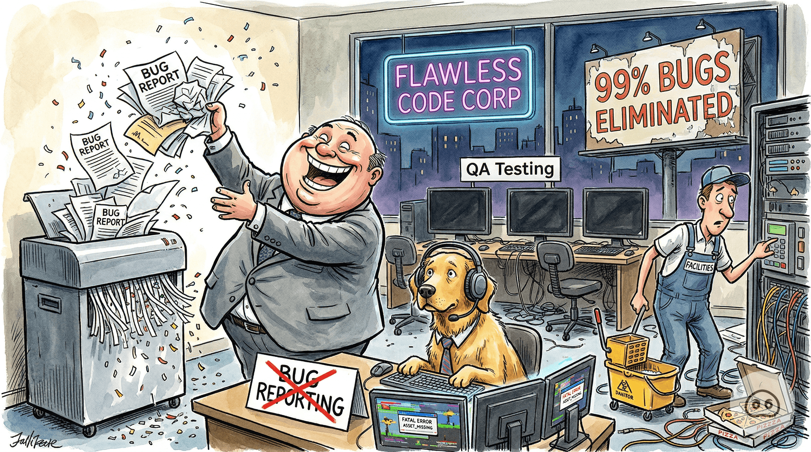 Game Studio Achieves Flawless Code By Firing Only Employees Authorized To Report Flaws