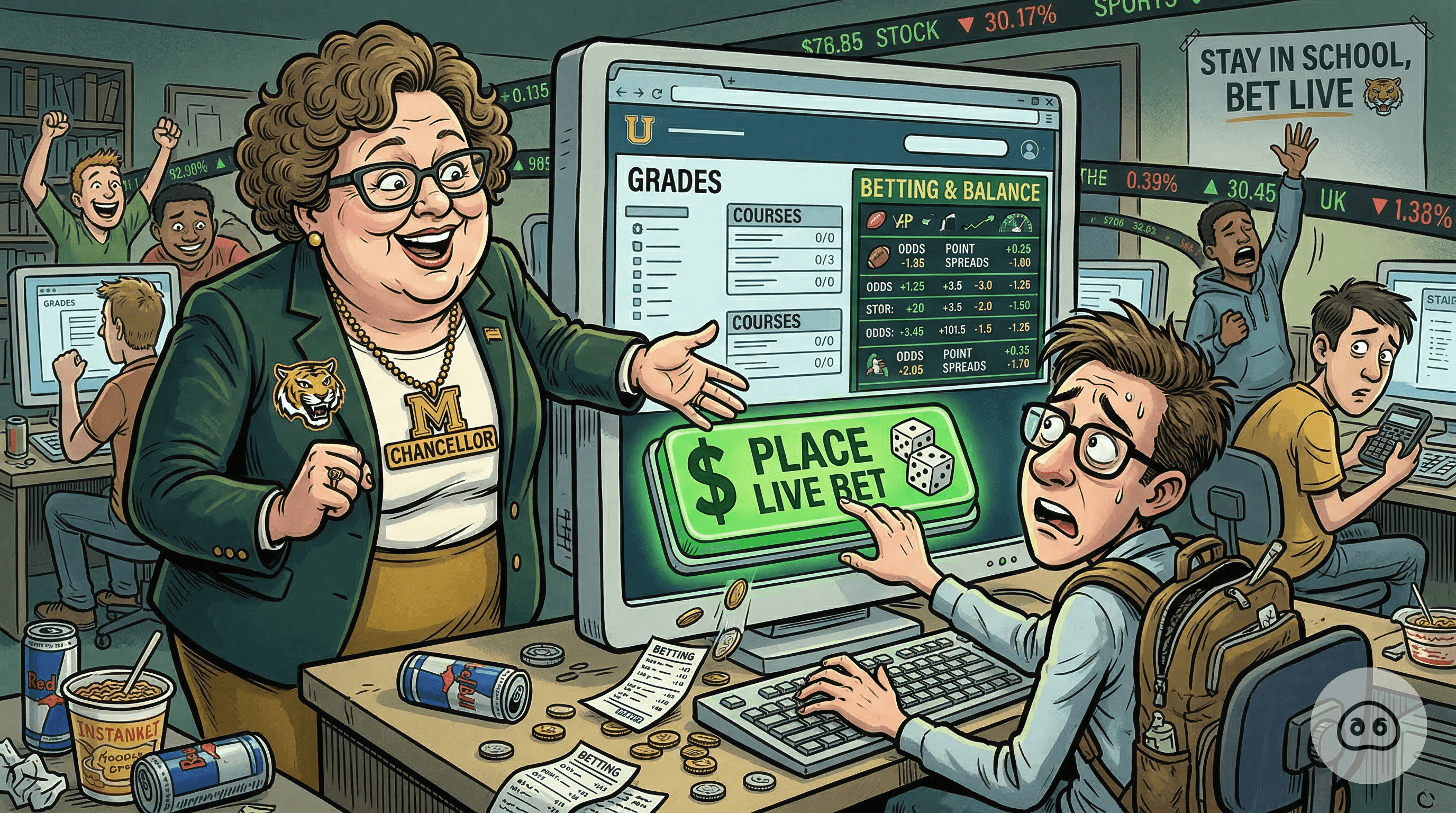 University of Missouri Adds 'Place Live Bet' Button to Student Grade Portals to Streamline Financial Ruin