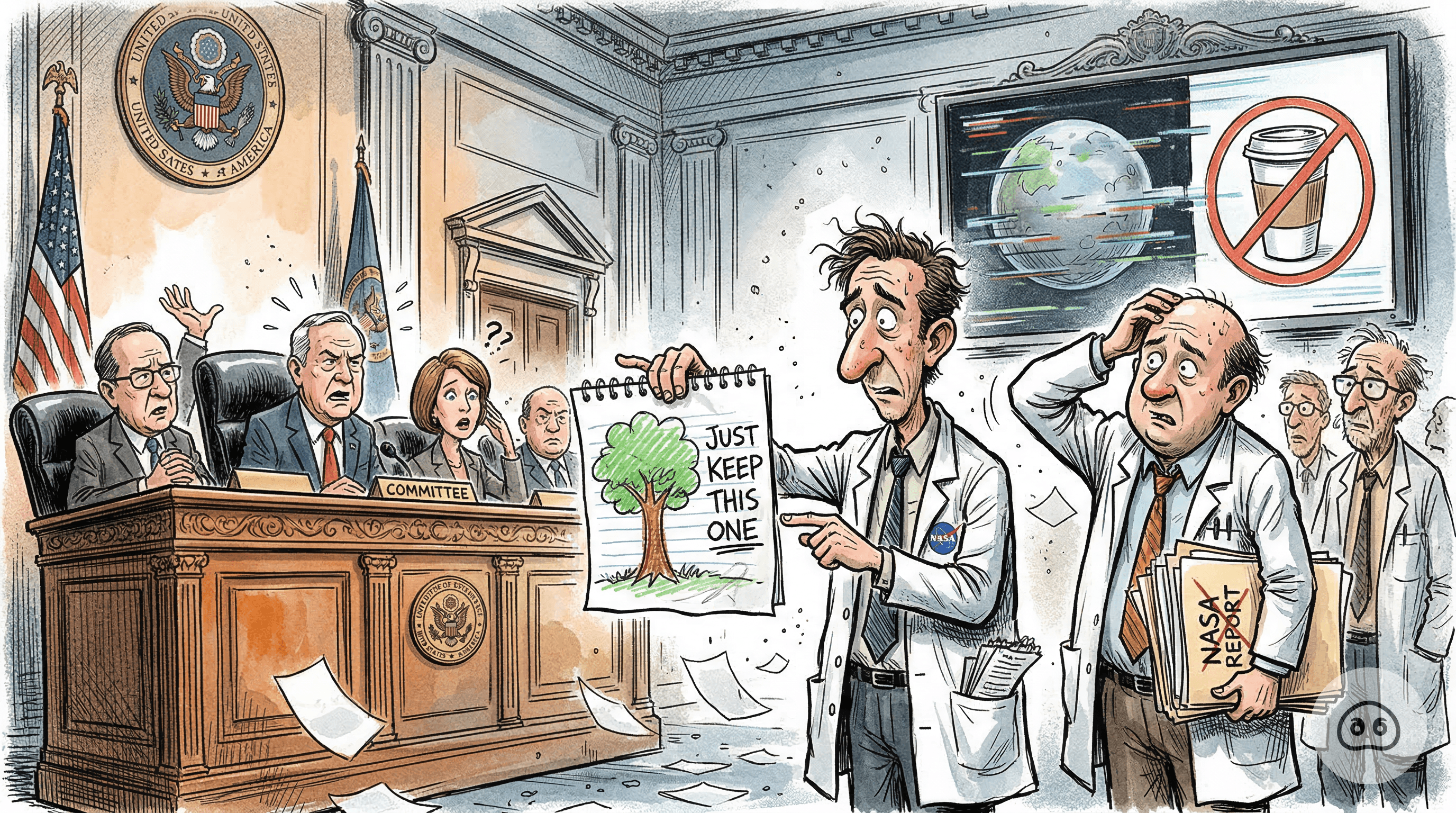 NASA Concludes $150 Billion Exoplanet Search With Hand-Drawn Sketch Of A Tree And Note Reading ‘Just Keep This One’