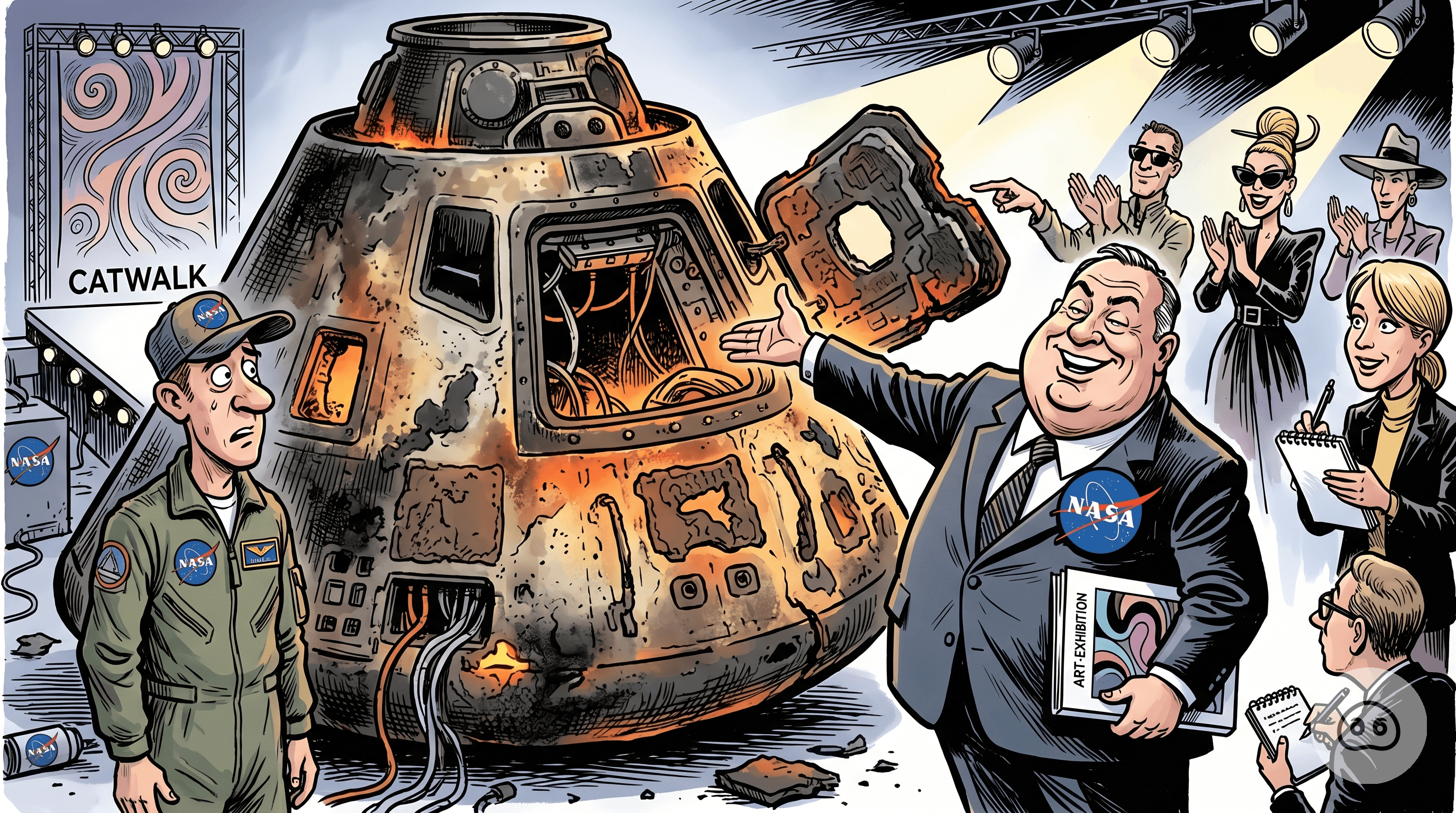 NASA Rebrands Catastrophic Heat Shield Failure As 'Aggressively Matte' Designer Finish