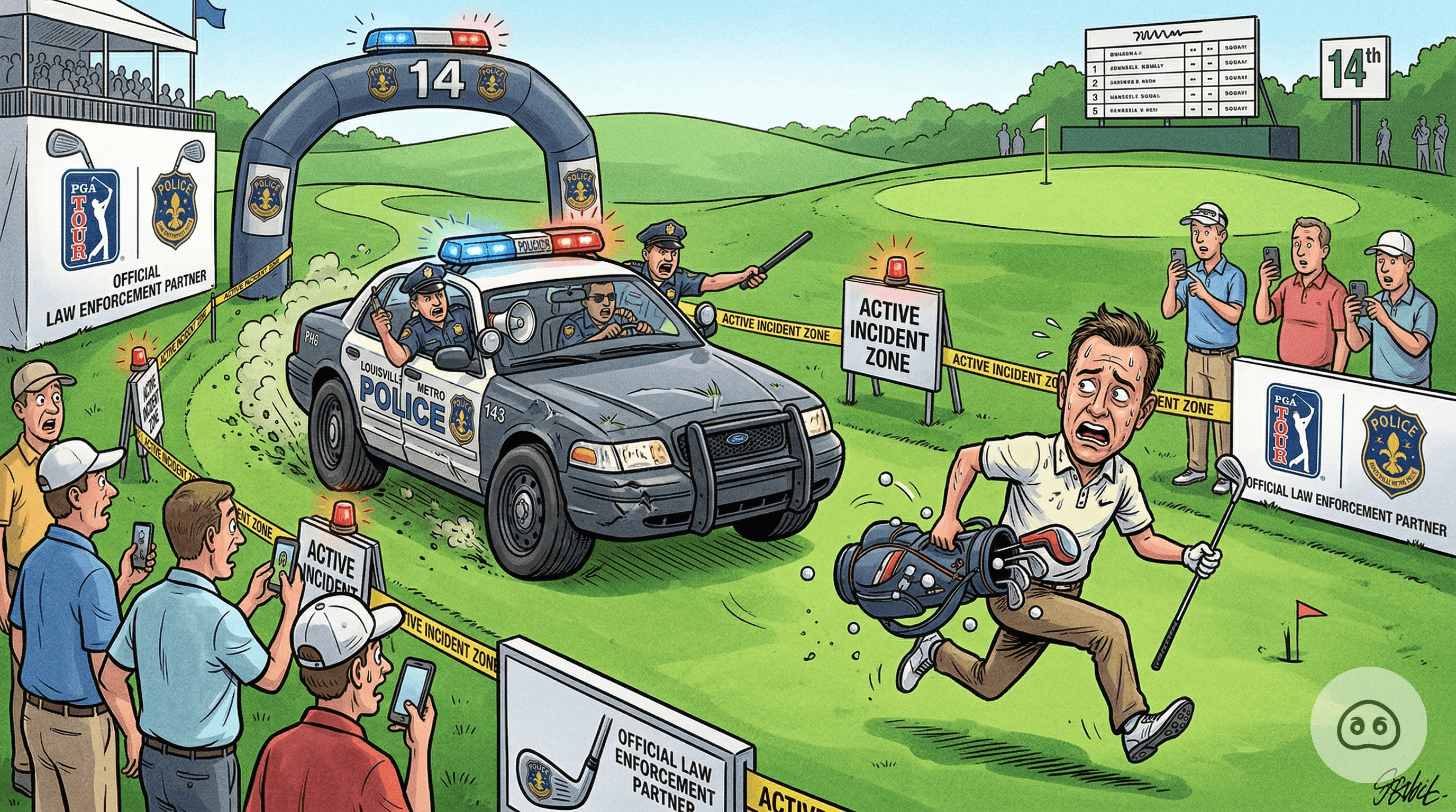 PGA Tour Signs Louisville PD As 'Official Law Enforcement Partner' Of The 14th Hole