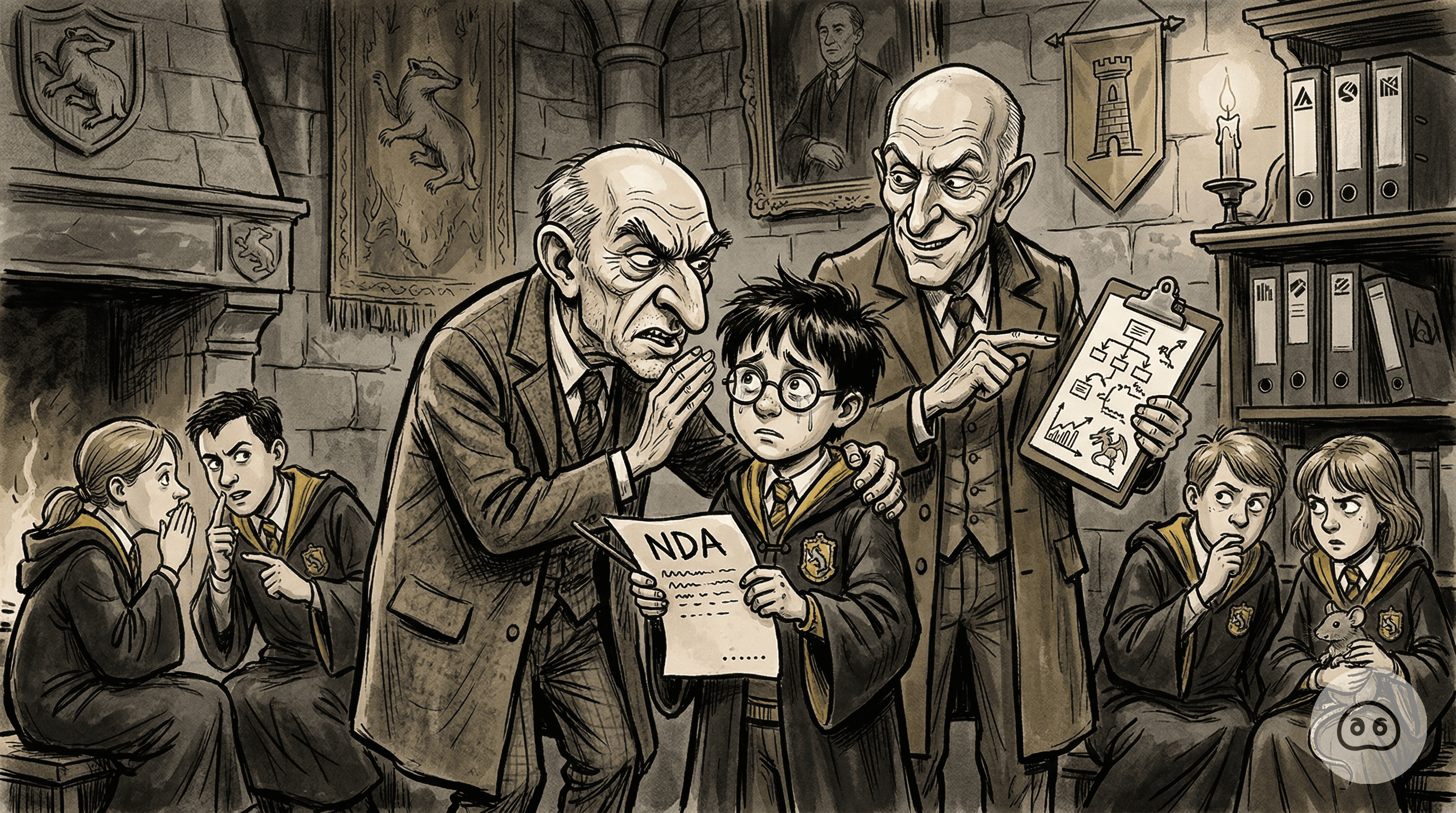 'Succession' Producers Hard At Work Making 11-Year-Old Wizards Utterly Despicable