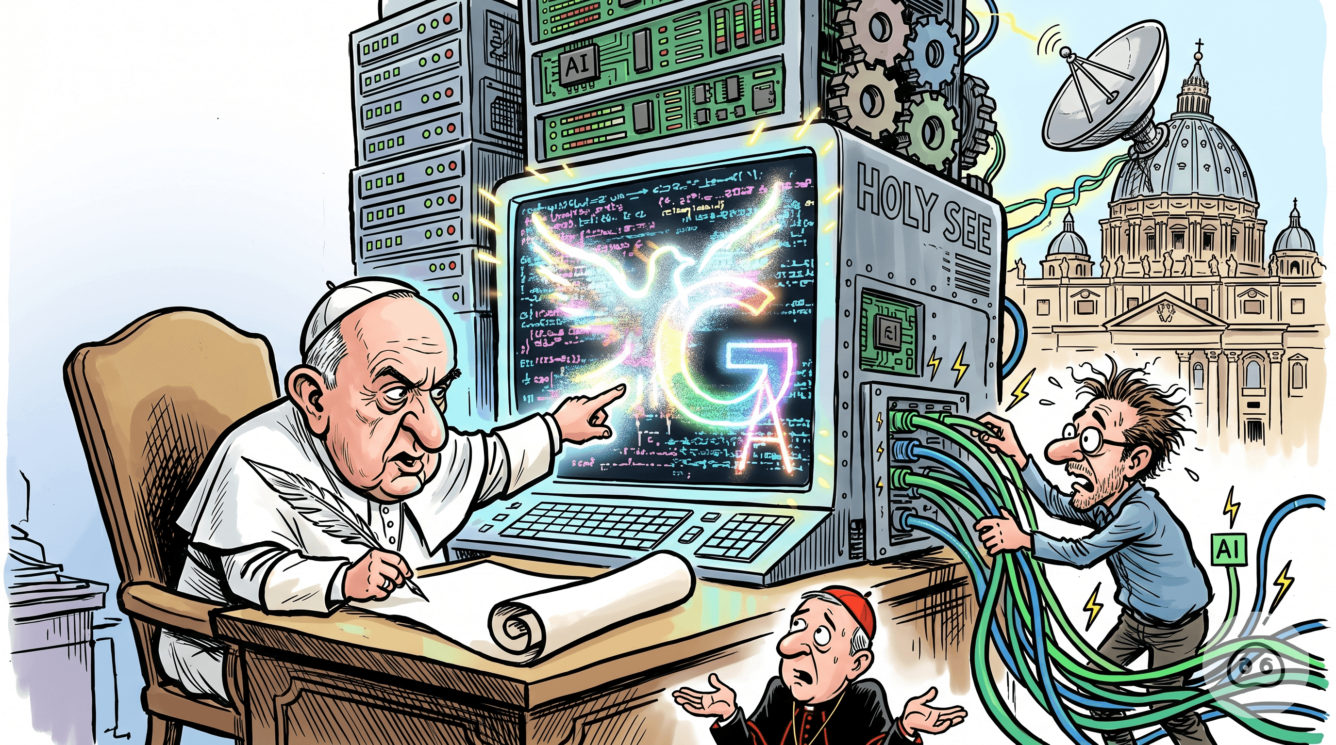 Vatican Announces New Encyclical Co-Written By God And A Large Language Model