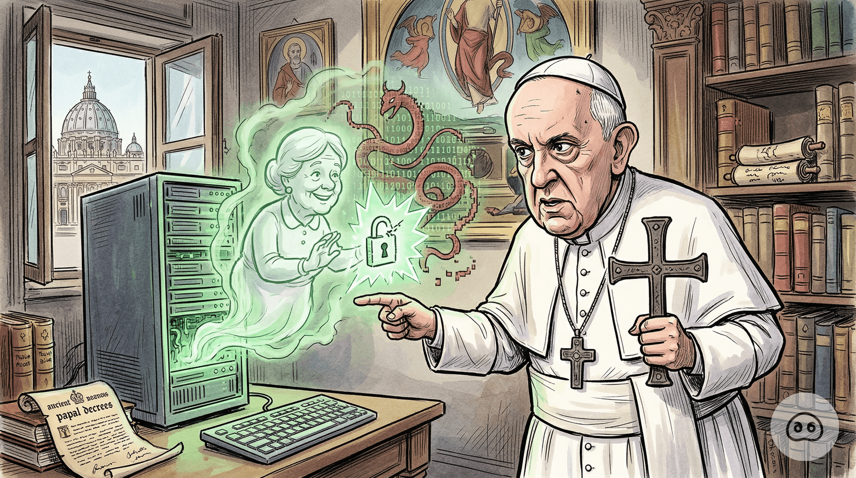 Vatican Officially Reclassifies AI Chatbots Of Deceased Relatives As 'Server-Side Demons'
